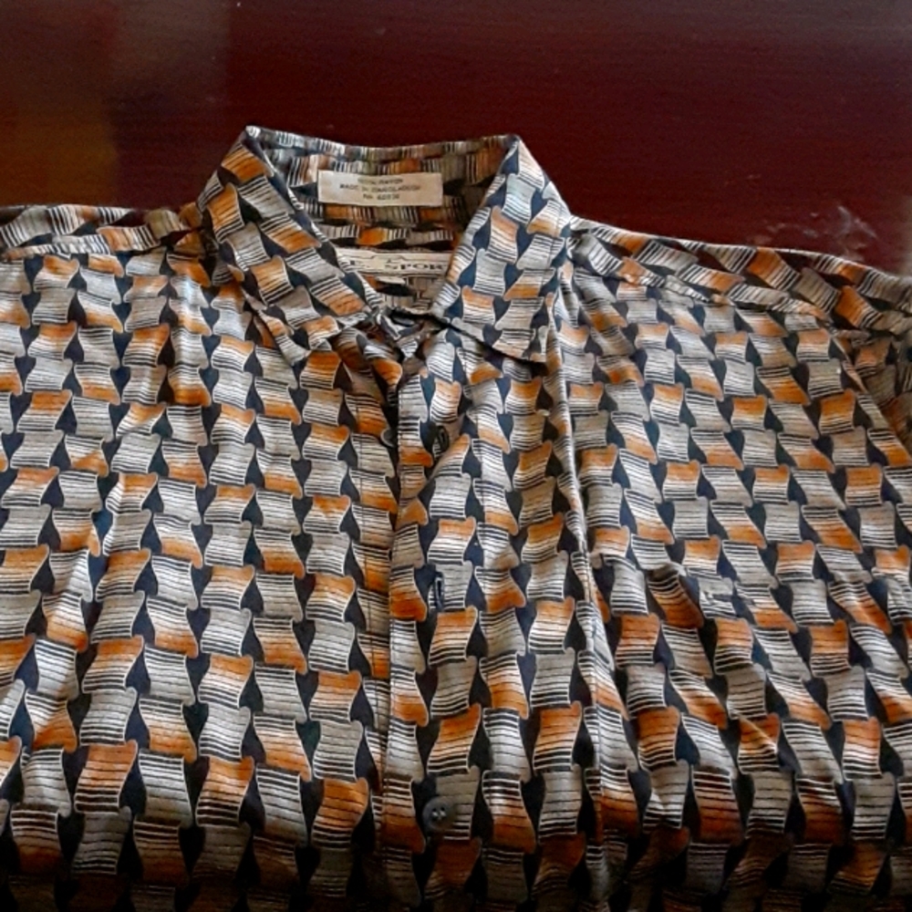 Mens S M.E sport short sleeve shirt